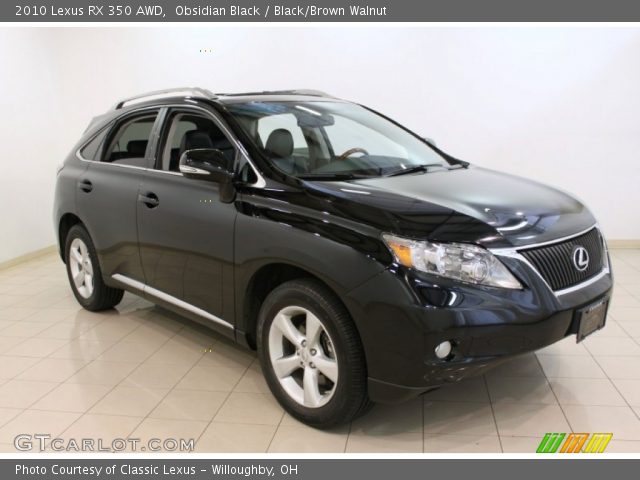 2010 Lexus RX 350 AWD in Obsidian Black