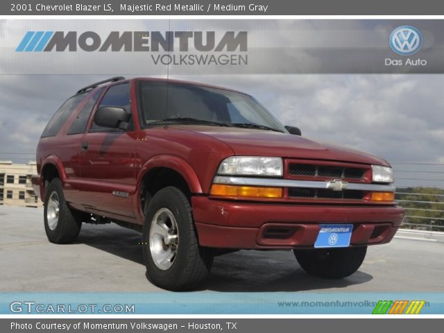 2001 Chevrolet Blazer LS in Majestic Red Metallic
