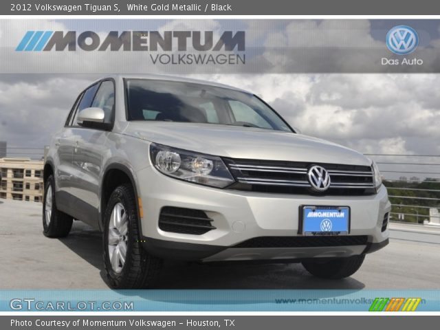 2012 Volkswagen Tiguan S in White Gold Metallic