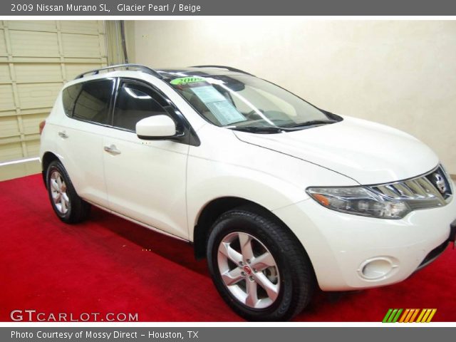 2009 Nissan Murano SL in Glacier Pearl