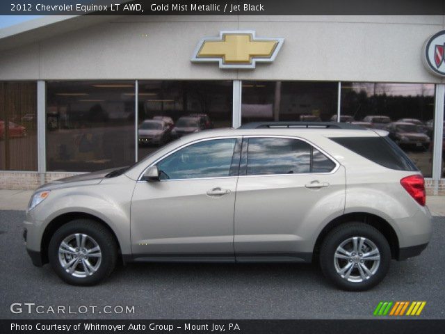2012 Chevrolet Equinox LT AWD in Gold Mist Metallic