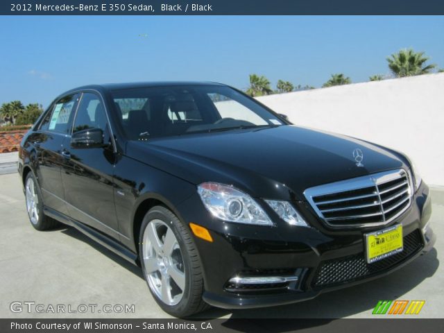 2012 Mercedes-Benz E 350 Sedan in Black