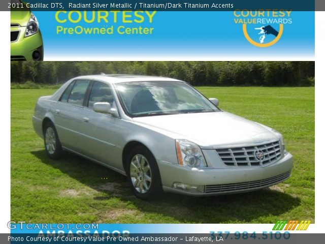 2011 Cadillac DTS  in Radiant Silver Metallic