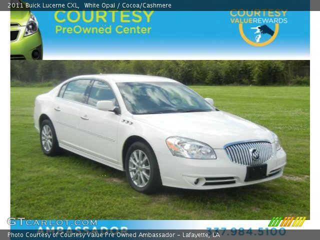 2011 Buick Lucerne CXL in White Opal