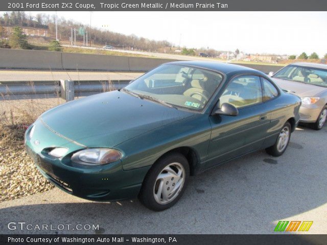 2001 Ford Escort ZX2 Coupe in Tropic Green Metallic