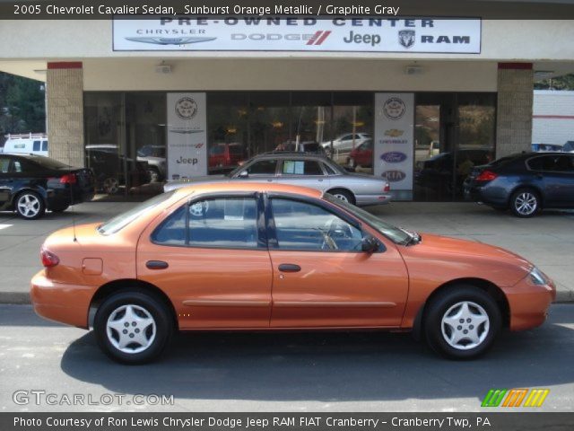 2005 Chevrolet Cavalier Sedan in Sunburst Orange Metallic