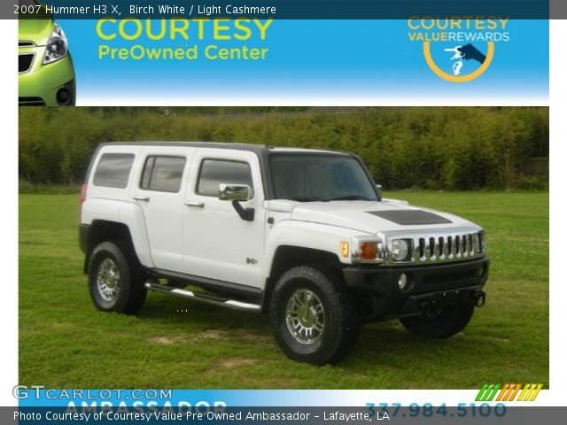 2007 Hummer H3 X in Birch White