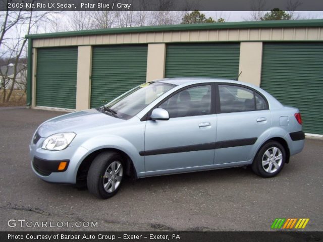 2009 Kia Rio LX Sedan in Polar Blue