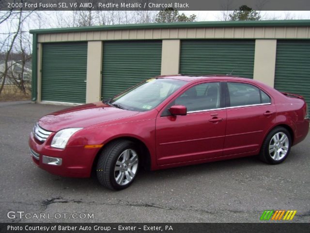 2008 Ford Fusion SEL V6 AWD in Redfire Metallic