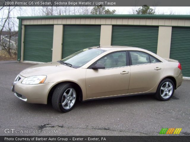 2008 Pontiac G6 V6 Sedan in Sedona Beige Metallic