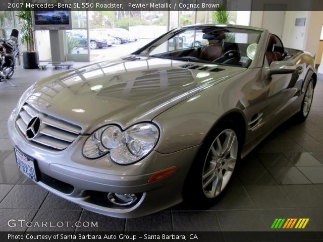 2007 Mercedes-Benz SL 550 Roadster in Pewter Metallic