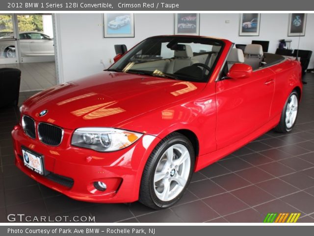 2012 BMW 1 Series 128i Convertible in Crimson Red