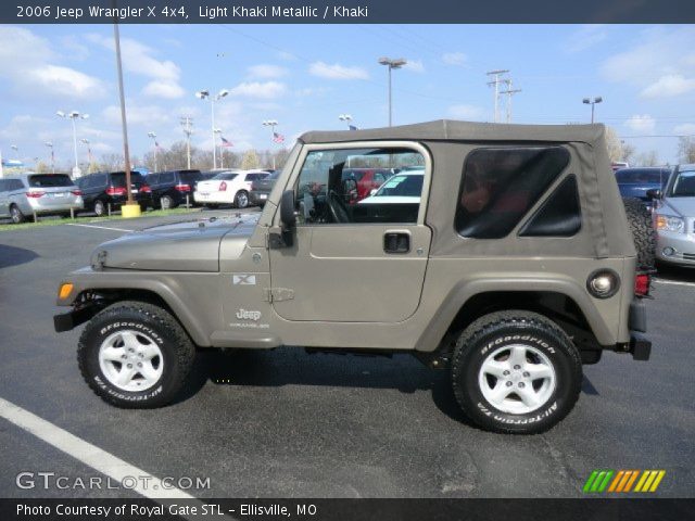 2006 Jeep Wrangler X 4x4 in Light Khaki Metallic