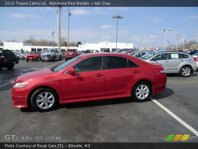 2010 Toyota Camry LE in Barcelona Red Metallic