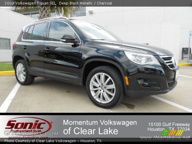 2009 Volkswagen Tiguan SEL in Deep Black Metallic
