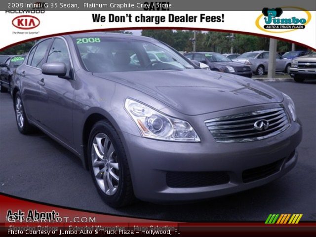 2008 Infiniti G 35 Sedan in Platinum Graphite Gray