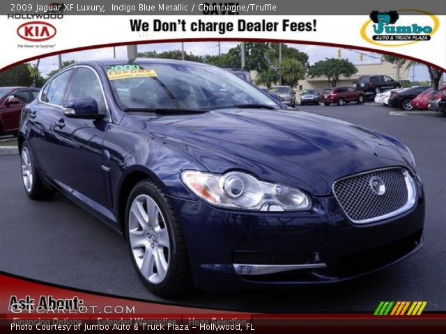 2009 Jaguar XF Luxury in Indigo Blue Metallic