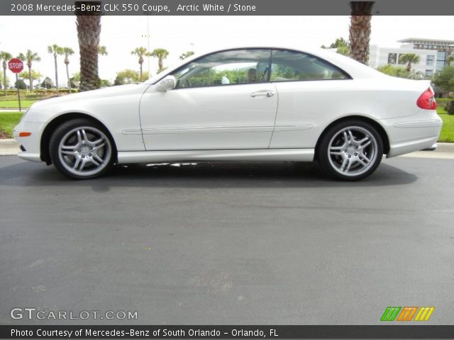 2008 Mercedes-Benz CLK 550 Coupe in Arctic White