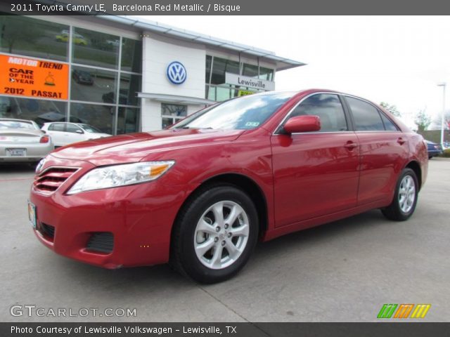 2011 Toyota Camry LE in Barcelona Red Metallic