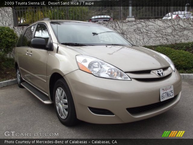 2009 Toyota Sienna LE in Desert Sand Mica