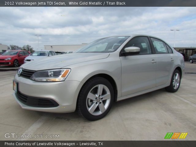 2012 Volkswagen Jetta TDI Sedan in White Gold Metallic