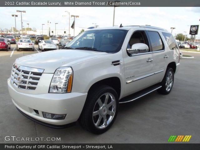 2012 Cadillac Escalade Luxury in White Diamond Tricoat