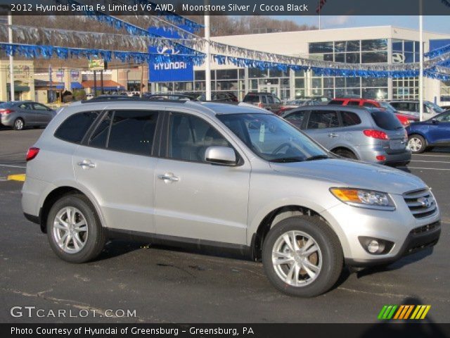 2012 Hyundai Santa Fe Limited V6 AWD in Moonstone Silver