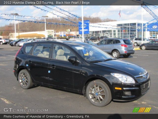 2012 Hyundai Elantra GLS Touring in Black Noir Pearl