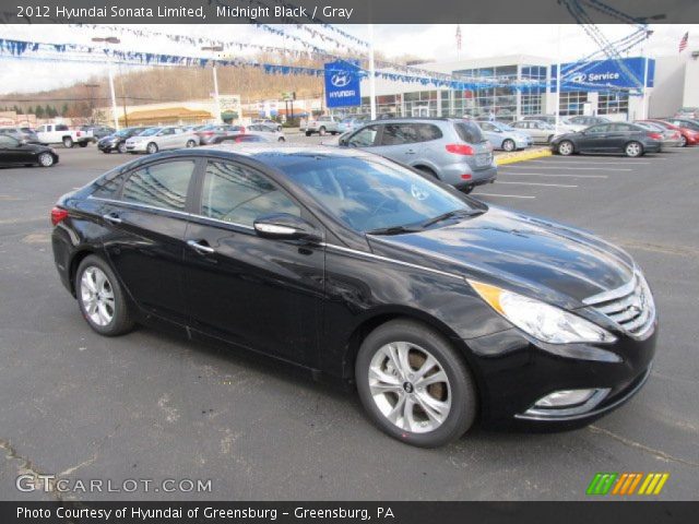 2012 Hyundai Sonata Limited in Midnight Black