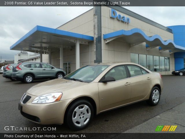 2008 Pontiac G6 Value Leader Sedan in Sedona Beige Metallic