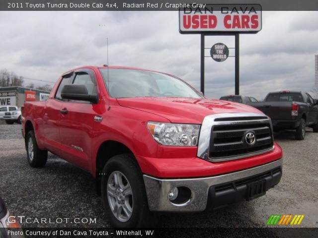2011 Toyota Tundra Double Cab 4x4 in Radiant Red