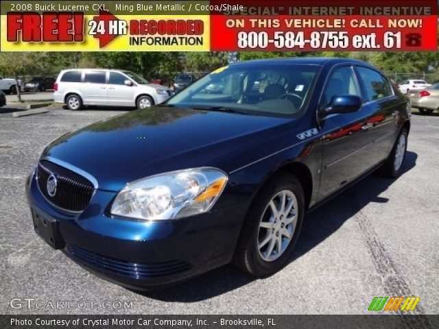 2008 Buick Lucerne CXL in Ming Blue Metallic