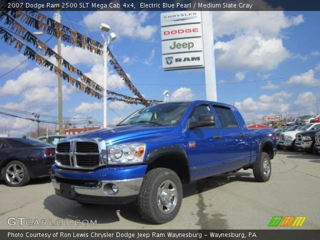 2007 Dodge Ram 2500 SLT Mega Cab 4x4 in Electric Blue Pearl