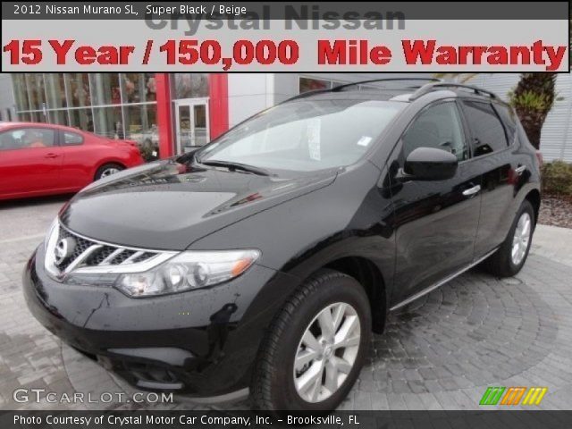 2012 Nissan Murano SL in Super Black