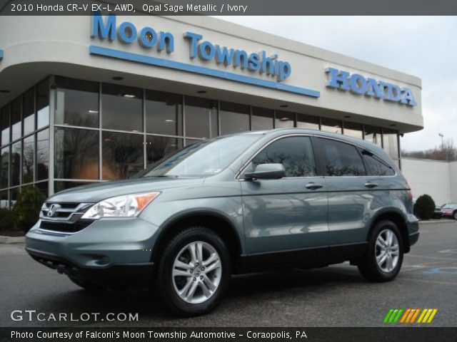 2010 Honda CR-V EX-L AWD in Opal Sage Metallic