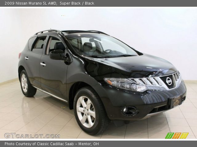2009 Nissan Murano SL AWD in Super Black