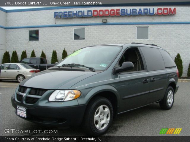 2003 Dodge Caravan SE in Onyx Green Pearl