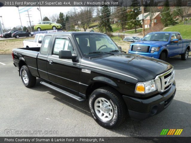 2011 Ford Ranger XLT SuperCab 4x4 in Black