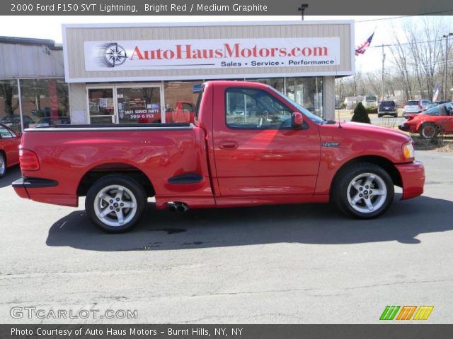 2000 Ford F150 SVT Lightning in Bright Red