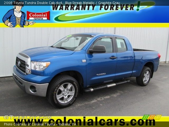2008 Toyota Tundra Double Cab 4x4 in Blue Streak Metallic