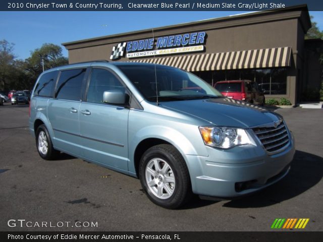 2010 Chrysler Town & Country Touring in Clearwater Blue Pearl