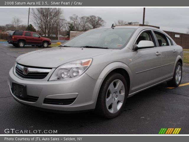 2008 Saturn Aura XE 3.5 in Silver Pearl