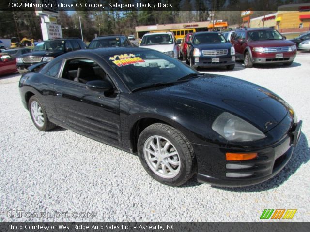 2002 Mitsubishi Eclipse GS Coupe in Kalapana Black