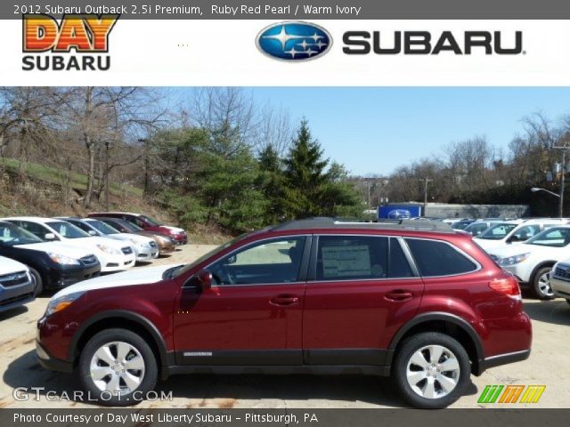 2012 Subaru Outback 2.5i Premium in Ruby Red Pearl