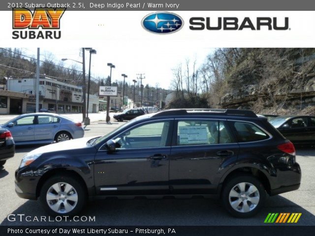 2012 Subaru Outback 2.5i in Deep Indigo Pearl