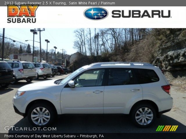 2012 Subaru Forester 2.5 X Touring in Satin White Pearl