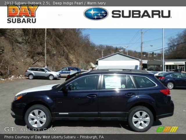 2012 Subaru Outback 2.5i in Deep Indigo Pearl