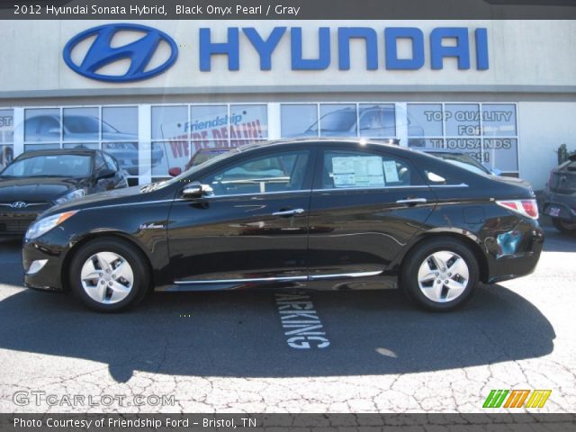 2012 Hyundai Sonata Hybrid in Black Onyx Pearl