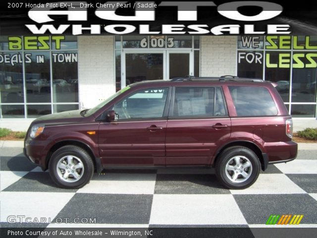 2007 Honda Pilot EX-L in Dark Cherry Pearl