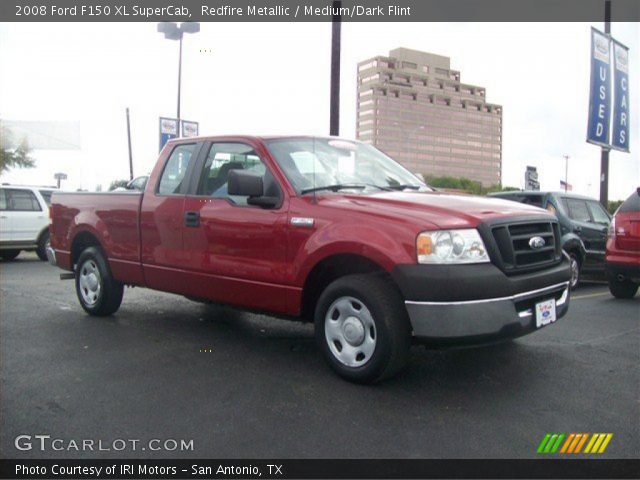 2008 Ford F150 XL SuperCab in Redfire Metallic
